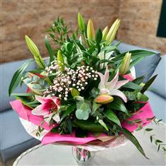 Just Lilies- Hand Tied Bouquet